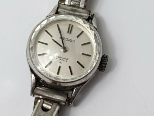 Rare Vintage Seiko Special White Gold Filled 1140-0060 23 Jewels