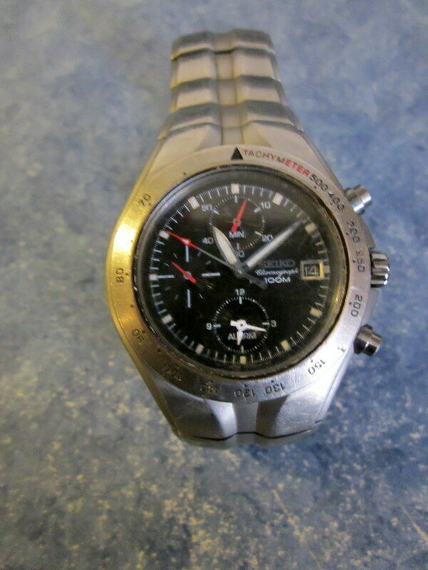 seiko chronograph 100m vintage
