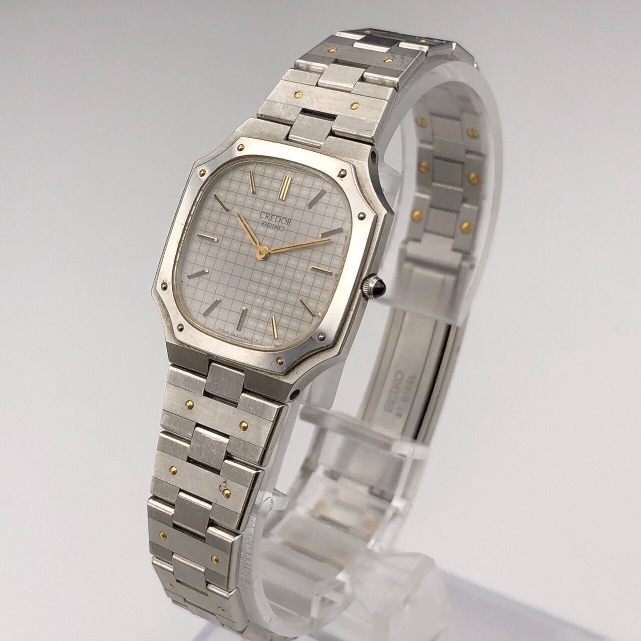 Seiko Credor 8420-5010 Gerald Genta Women Watch Silver Dial