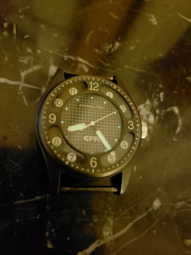 HAMILTON EFA WATCH ENGINEERED FOR ACTION VINTAGE ORIGINAL WORKING