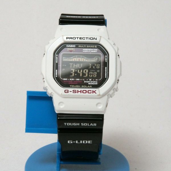 G-SHOCK GWX-5600B 3222ホワイト/ブラック タフソーラー Casio G-SHOCK GWX-5600B 3222 200M TOUGH SOLAR G-GLIDE World Time