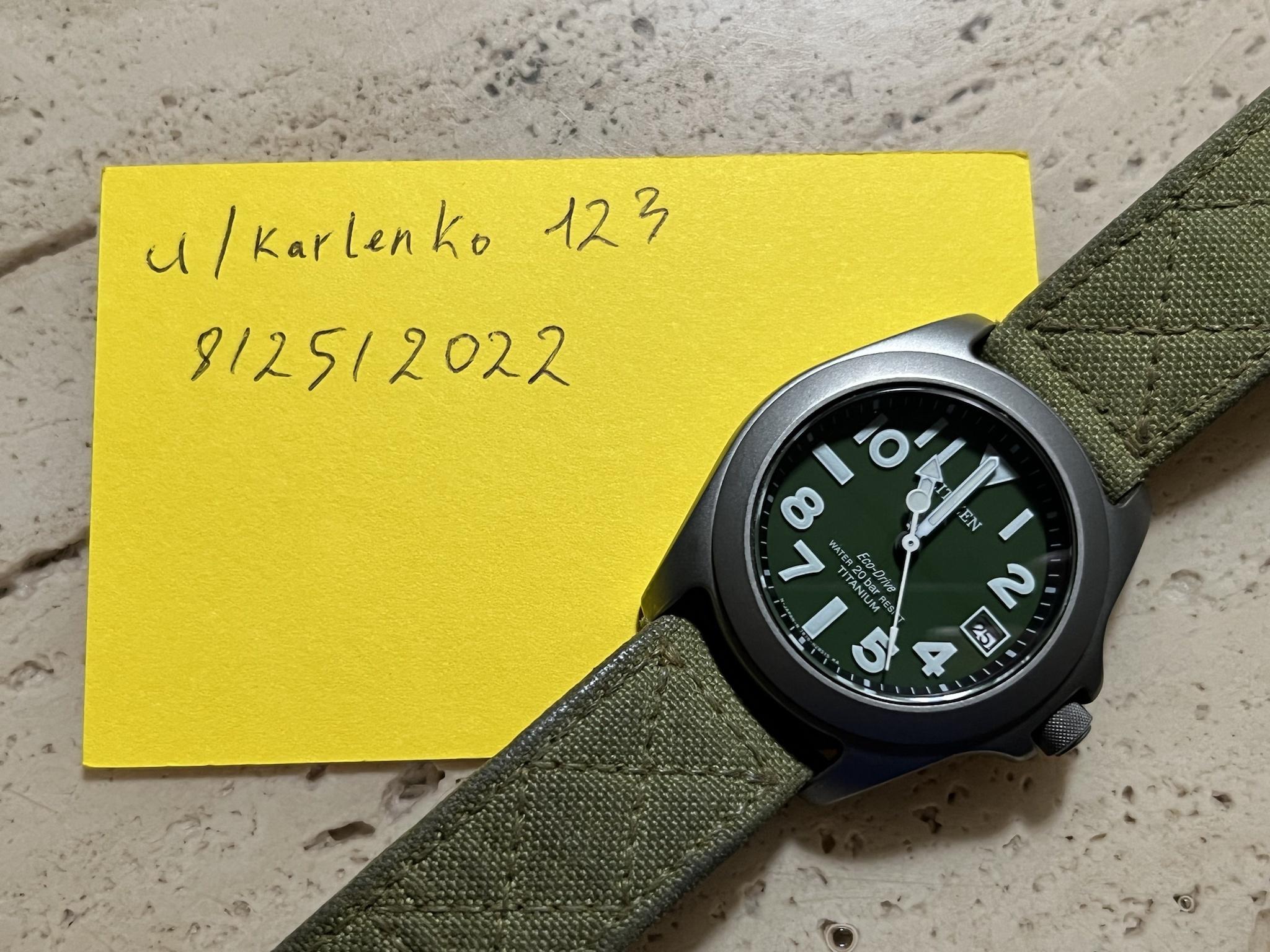 WTS] Citizen Promaster 7878-H16714 Eco-Drive Titanium