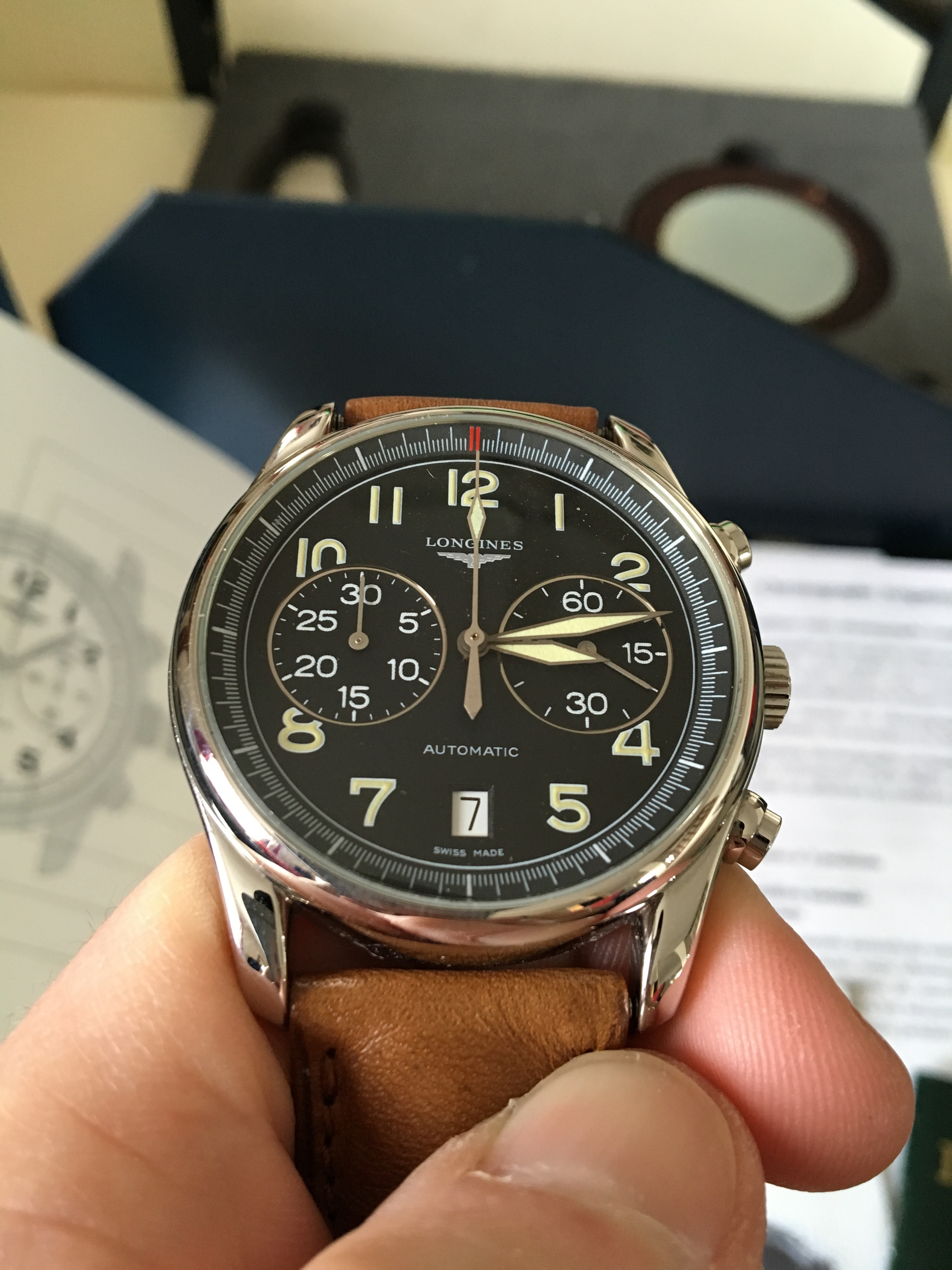 WITHDRAWN Longines Avigation Special Series Chronograph with B P