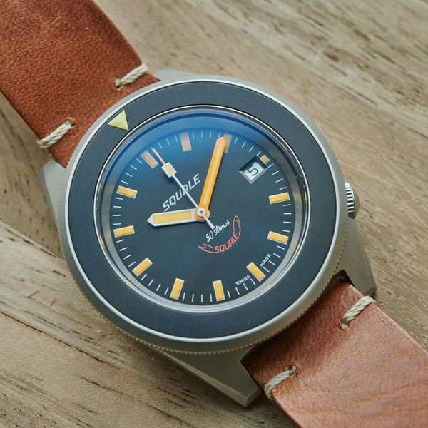 SQUALE 50 ATMOS ORIGINALE MATTE BLACK 42MM 500M LIMITED EDITION ...