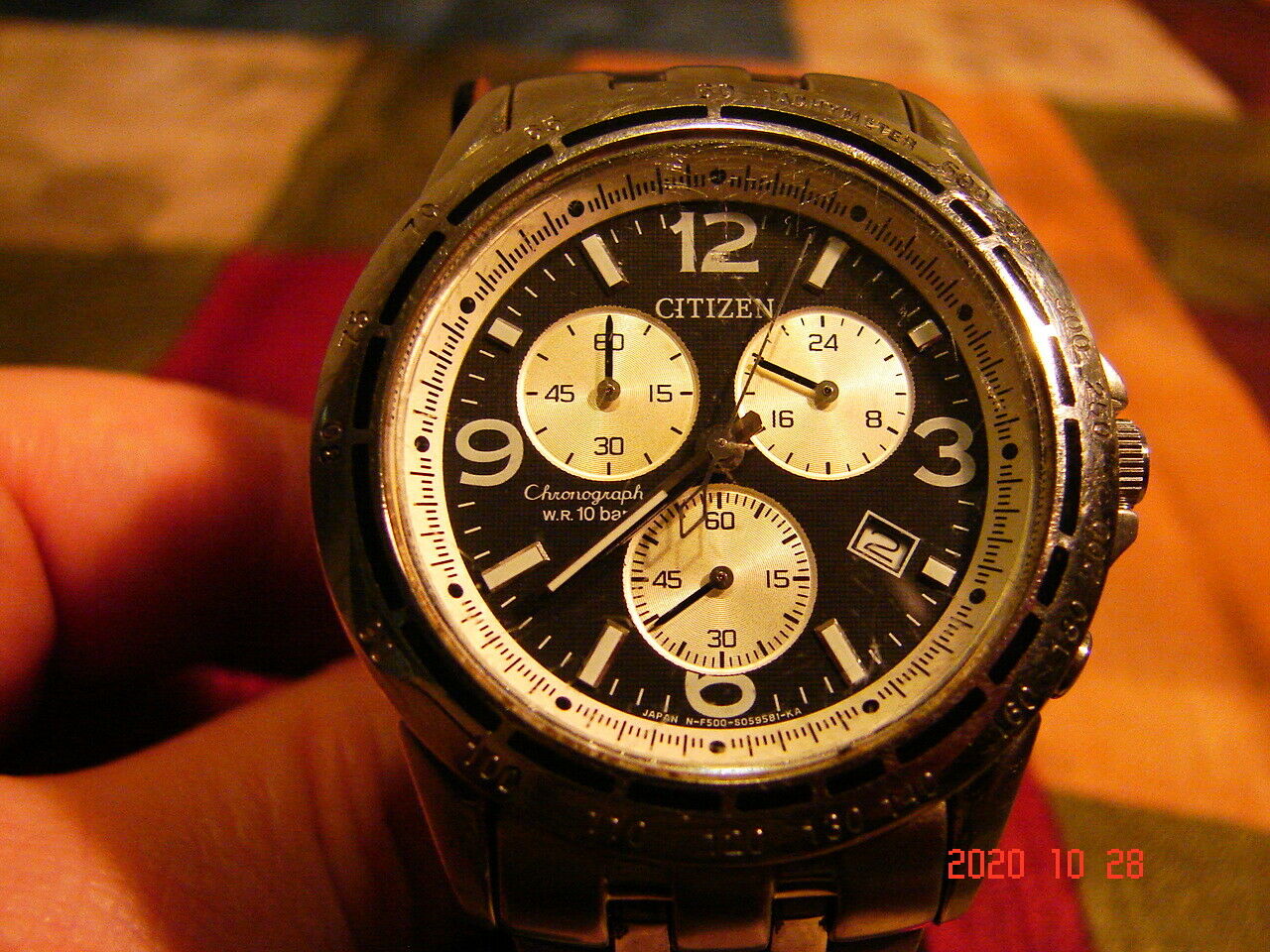 Citizen f500 best sale quartz chronograph