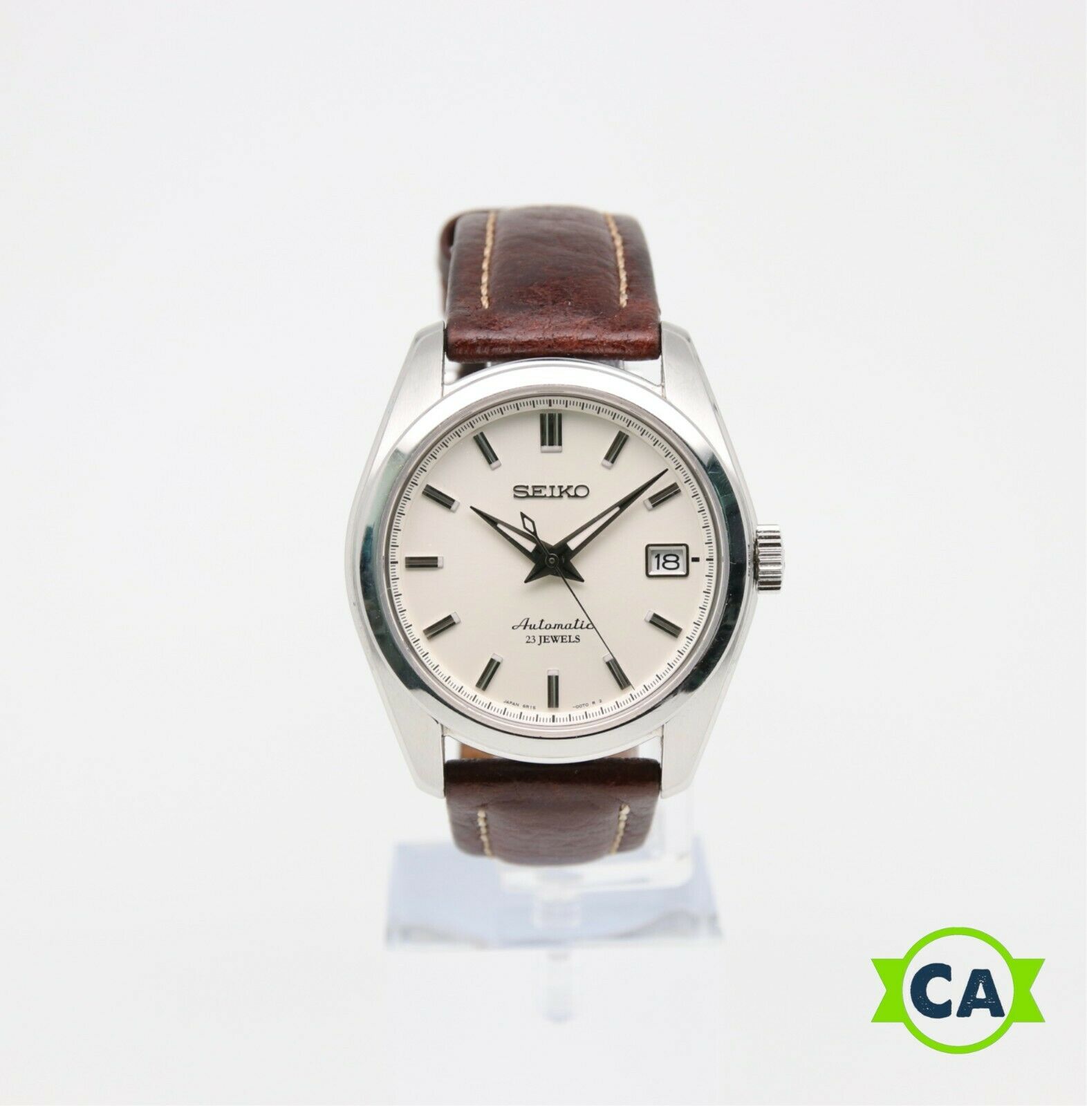 Seiko Presage SARB035 Men's Automatic 36mm White Dress watch extra Band  450174 | WatchCharts