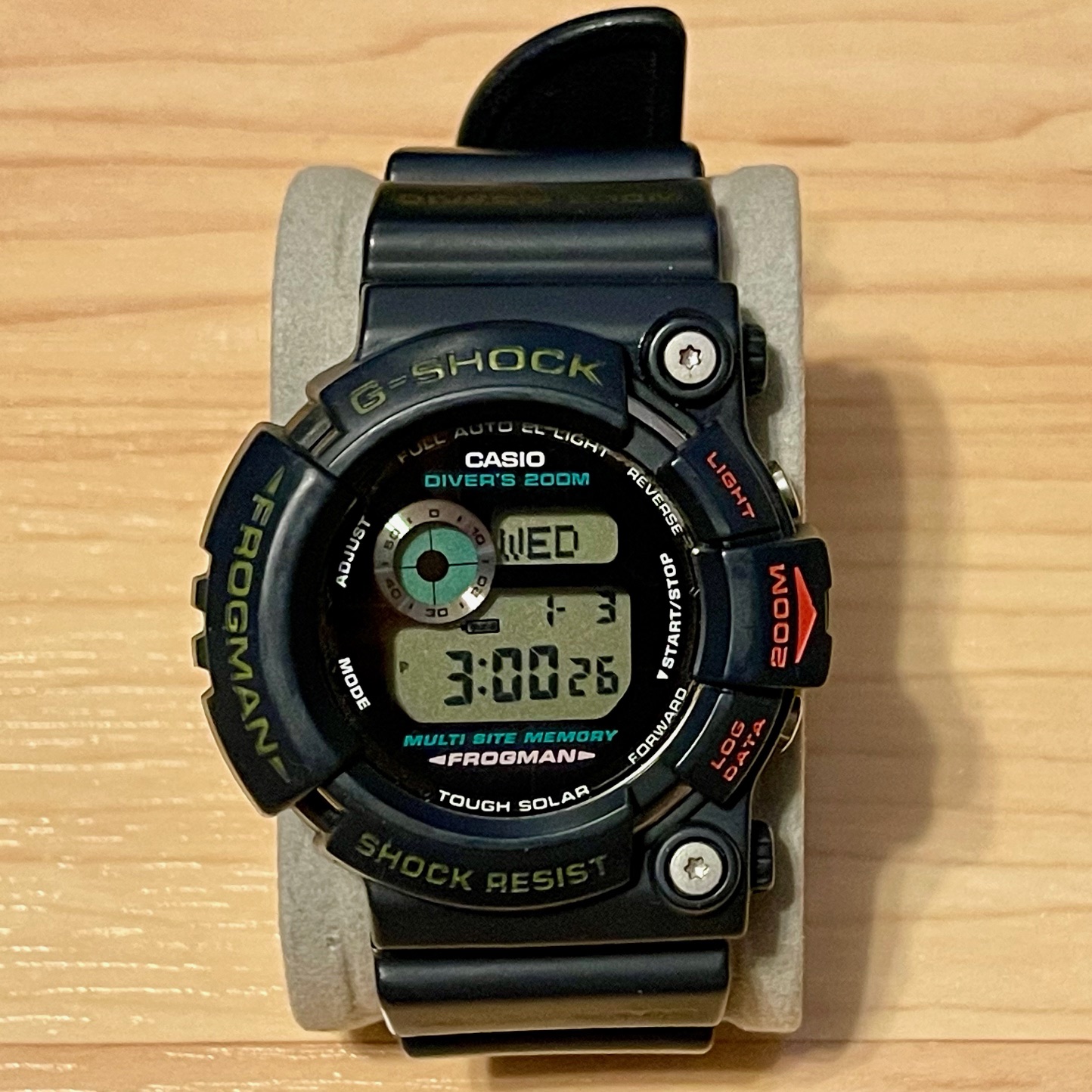 G shock clearance frogman navy blue