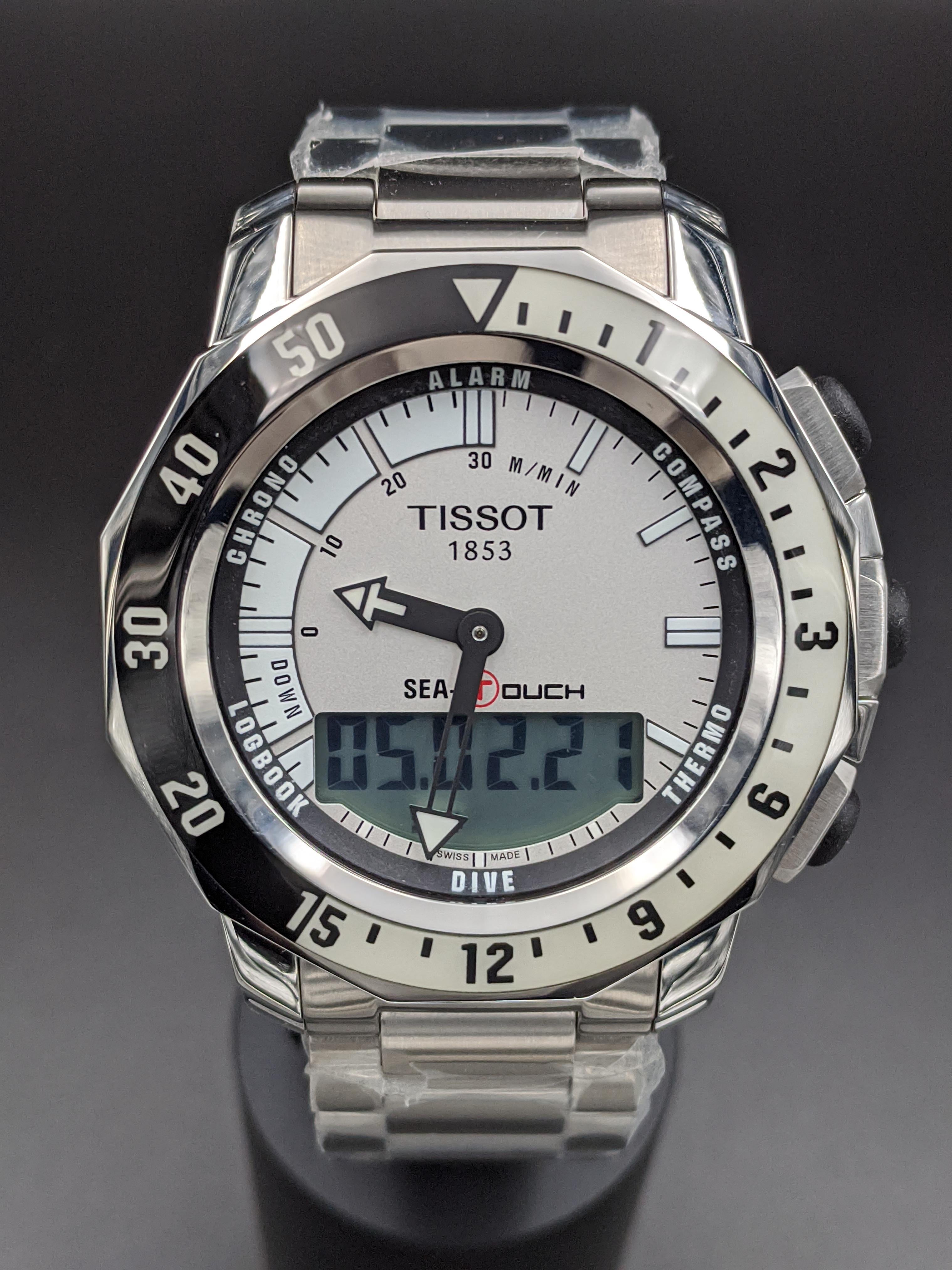 WTS NWOT Tissot Sea Touch Chronograph Multifunction Diver ref