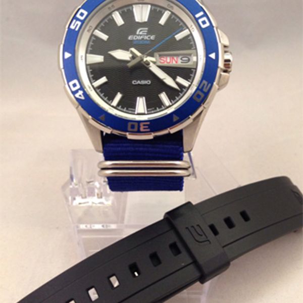 Casio Edifice Diver NIB EXTRA NATO CHEAP WatchCharts Marketplace