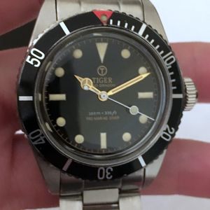 WTS] Modded Tiger Concept Rolex Submariner 6538 Big Crown Homage