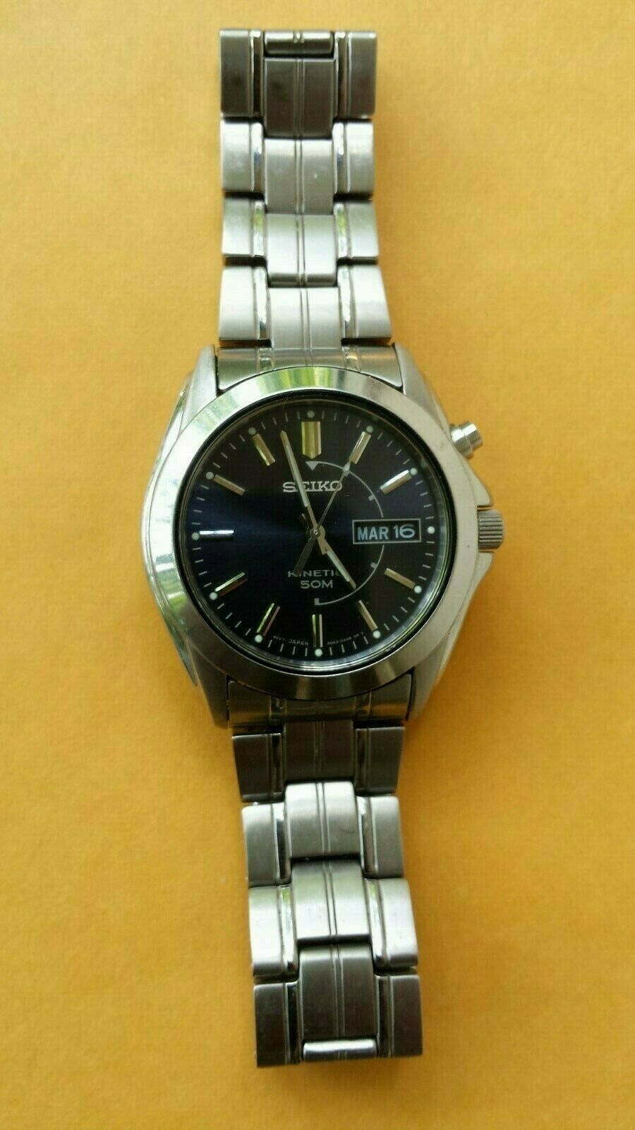 Seiko TITANIUM Perpetual calendar 20 BAR & KENETIC 50M WATCH LOT