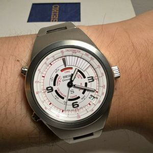Seiko SUS SCFJ005 6M26-6020 Dancing Hands Alrm/Chrono/Timer Mecha