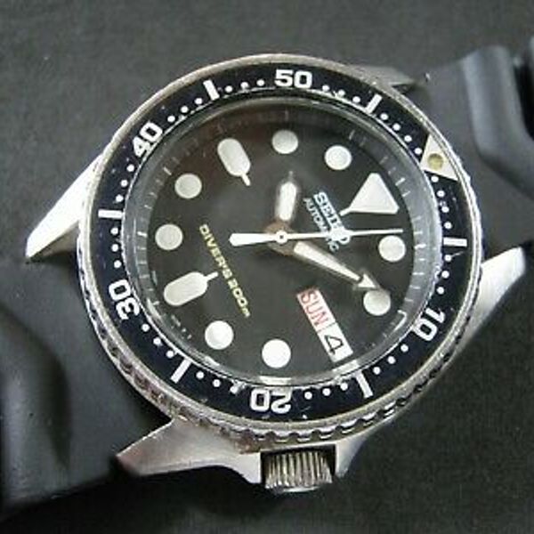Serviced* SEIKO Scuba Divers 7S26-0030 SKX013 Black Boy