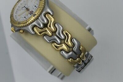 Tag Heuer S35.006 CG1120.BB0424 Watch Mens SEL Gold SS Link White