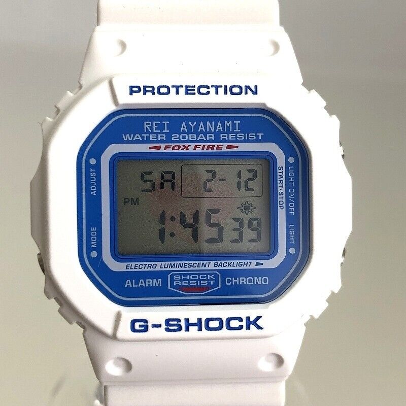 New G-SHOCK DW-5600VT Evangelion Model Ayanami Rei Quartz