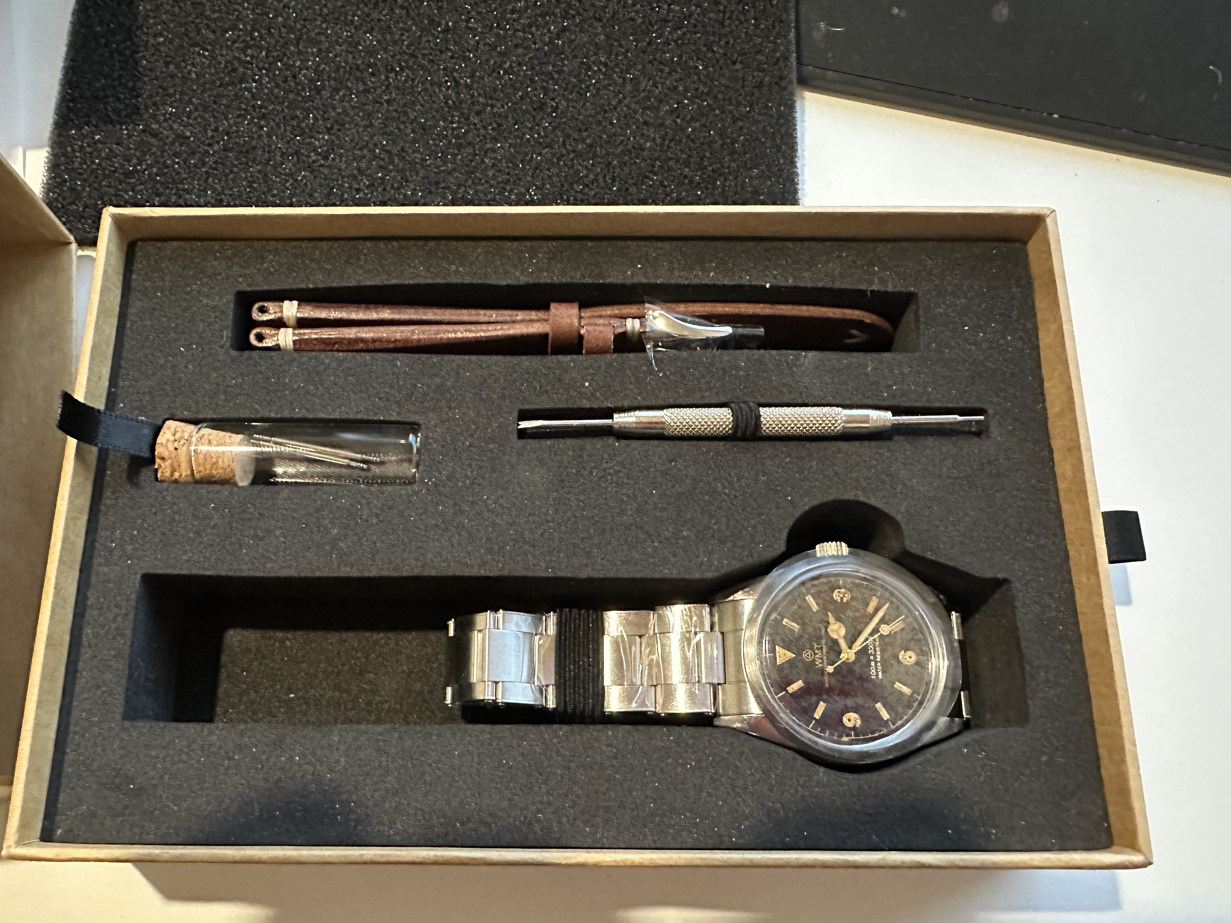 580 USD] WMT Watches Barracuda – Tropical Brown / Aged Edition