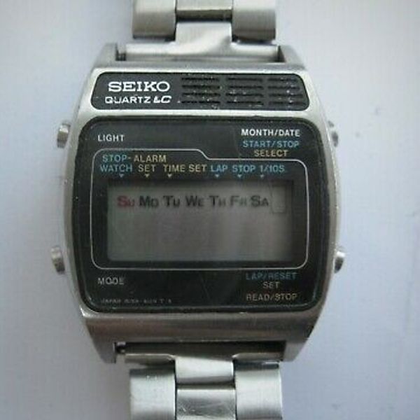 2953* montre homme à quartz lcd seiko année 1980 WatchCharts Marketplace