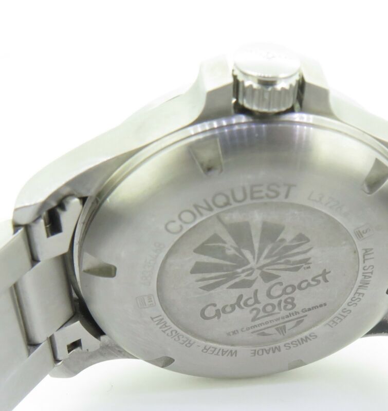 Auth 2018 Longines Conquest V.H.P Gold Coast Games Ed Watch B P L37264996 WatchCharts Marketplace CA