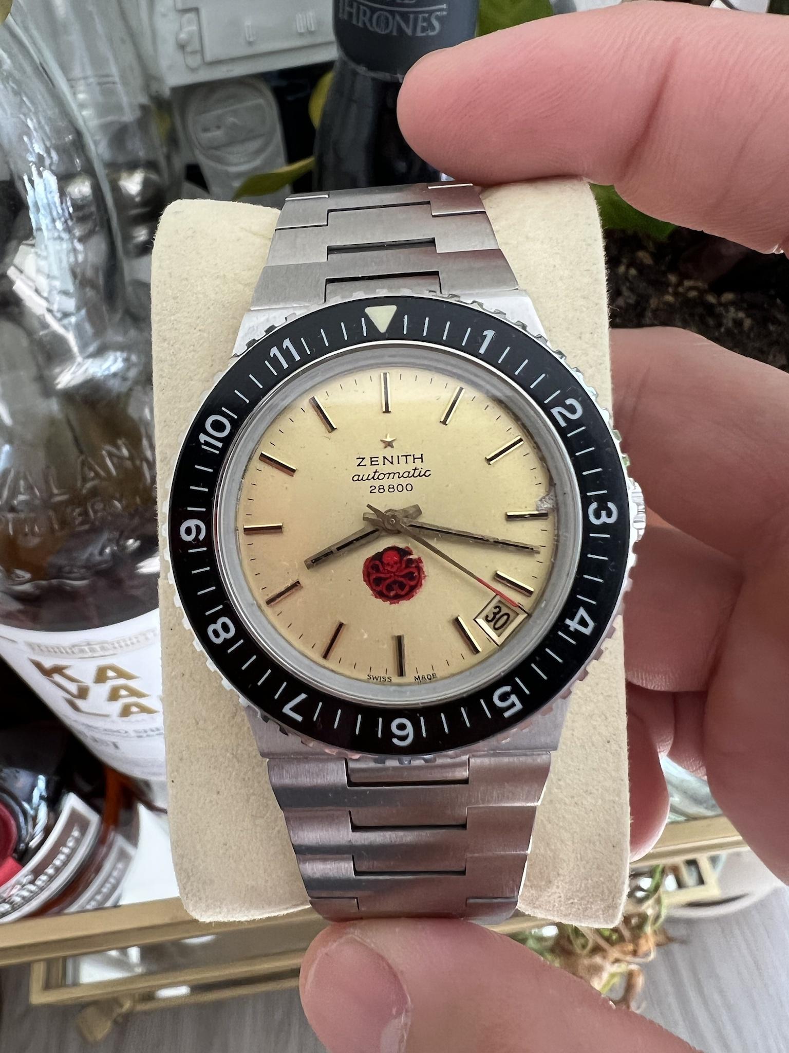 WTS] Zenith Surf 02.0190.380 38MM Cal 2542 PC Acrylic Bezel Diver