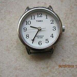 timex silver case watch part indiglo cr1216 cell needs battery | WatchCharts