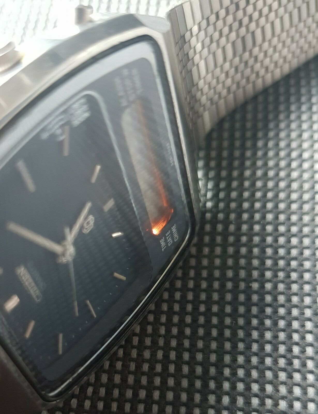 Vintage Citizen Ana Digi Dual Time 41-8013 Blue Dial Japan Digital