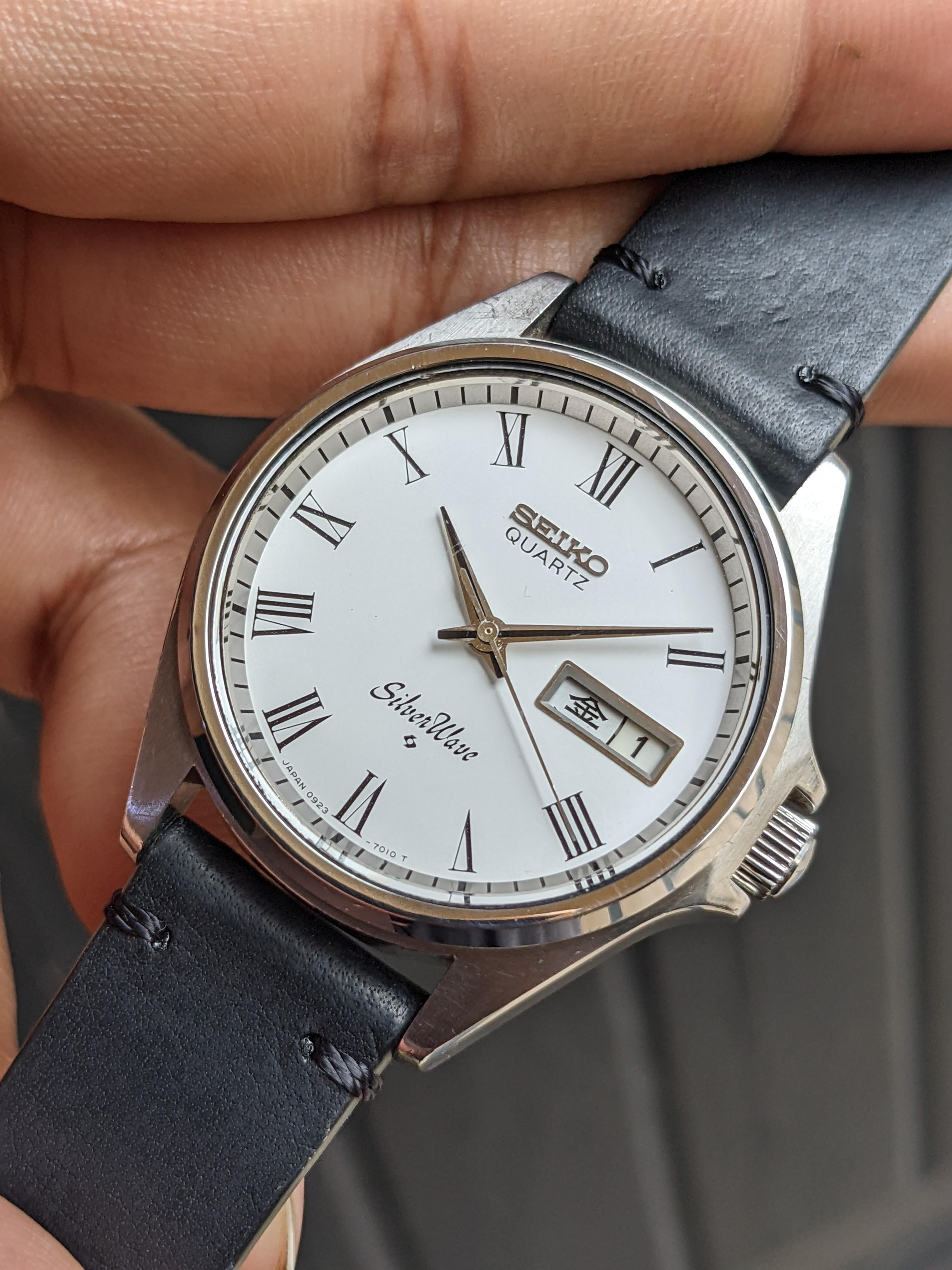 SEIKO セイコー SilverWave 0923-7010 クォーツ 腕時計 Seiko Silverwave 0923-7010 Quartz Day/Date Vintage Men's