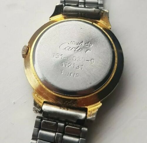 Womens Vintage Cartier Watch Must De Cartier Paris Vintage Silver