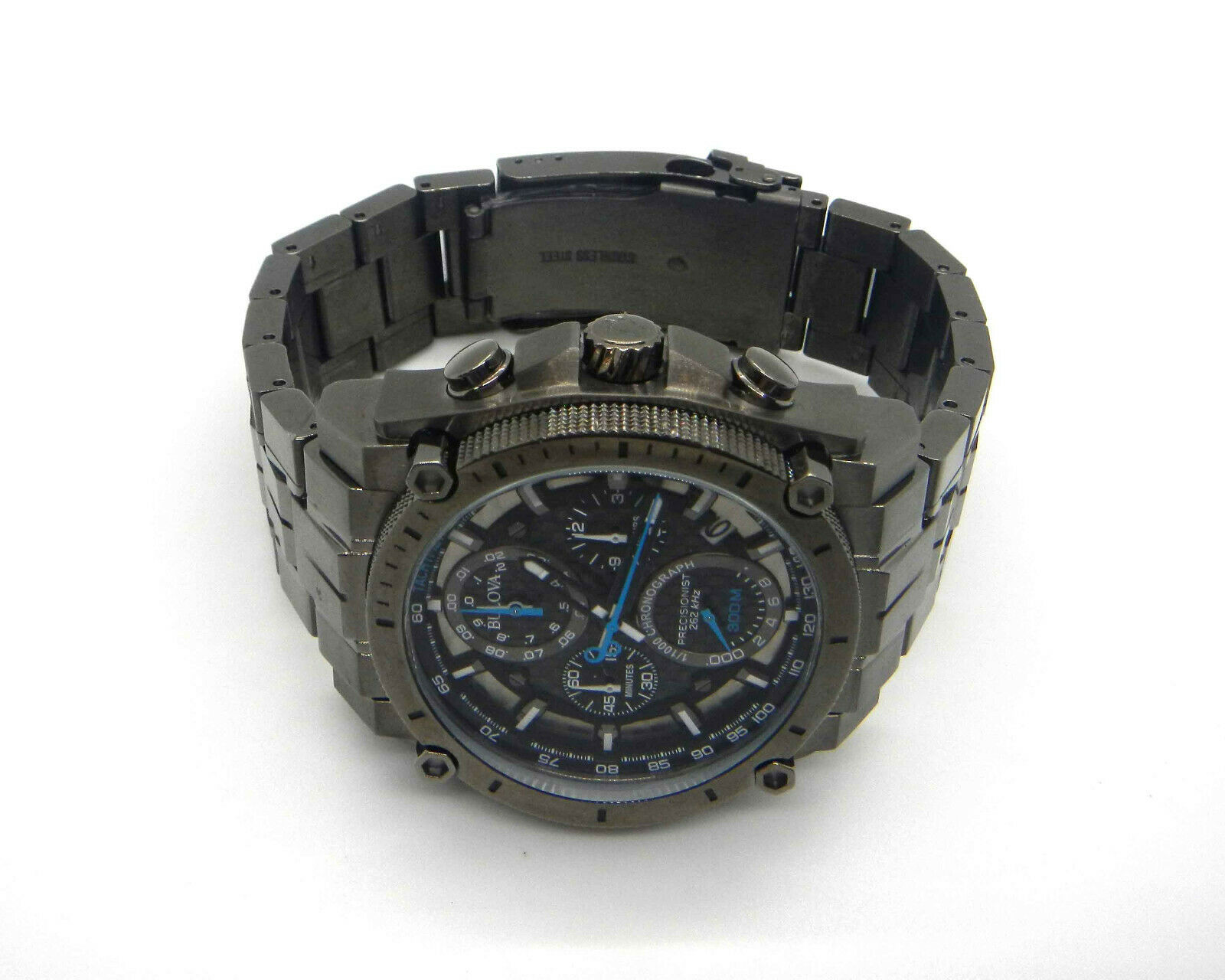 BULOVA PRECISIONIST CARBON FIBER DIAL MEN S WATCH 98B229 975.00 WatchCharts