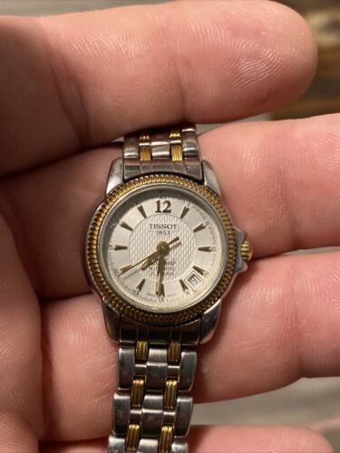 Tissot watch 25 jewel automatic ballade two tone C279 379C date