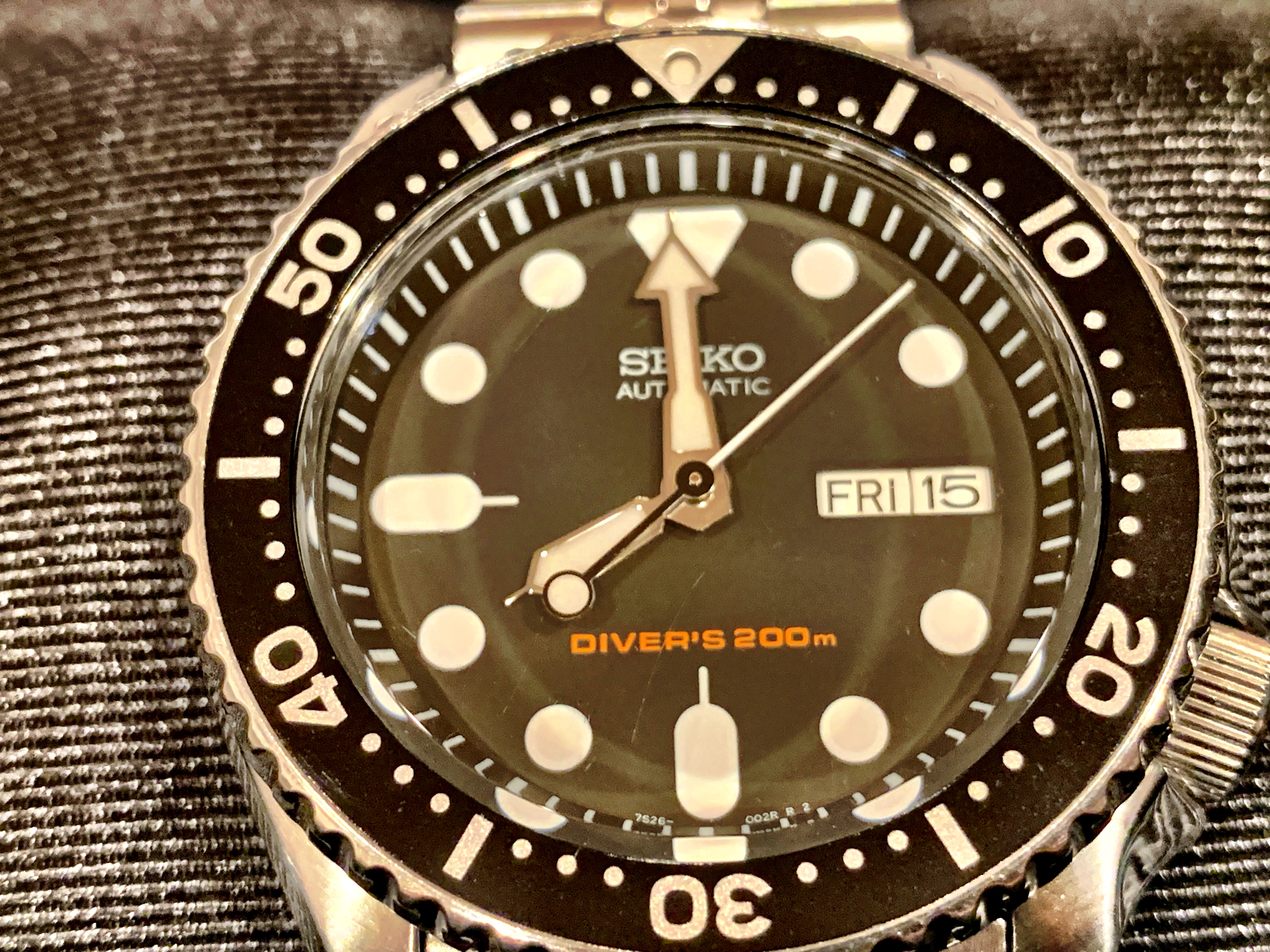 Montre De Plongée Seiko SKX007 Automatique - Réf. SKX007K - Boîtier 42mm - 200m étanche - Reconditionnée