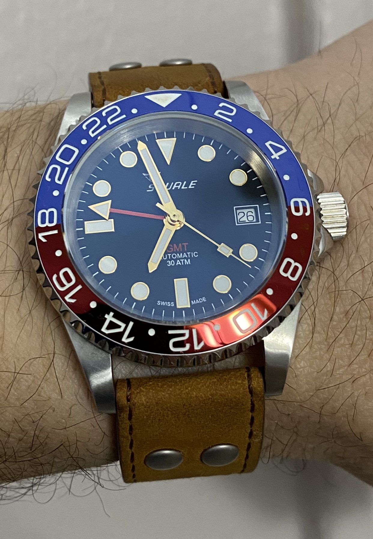 Squale 1545 pepsi outlet gmt ceramica