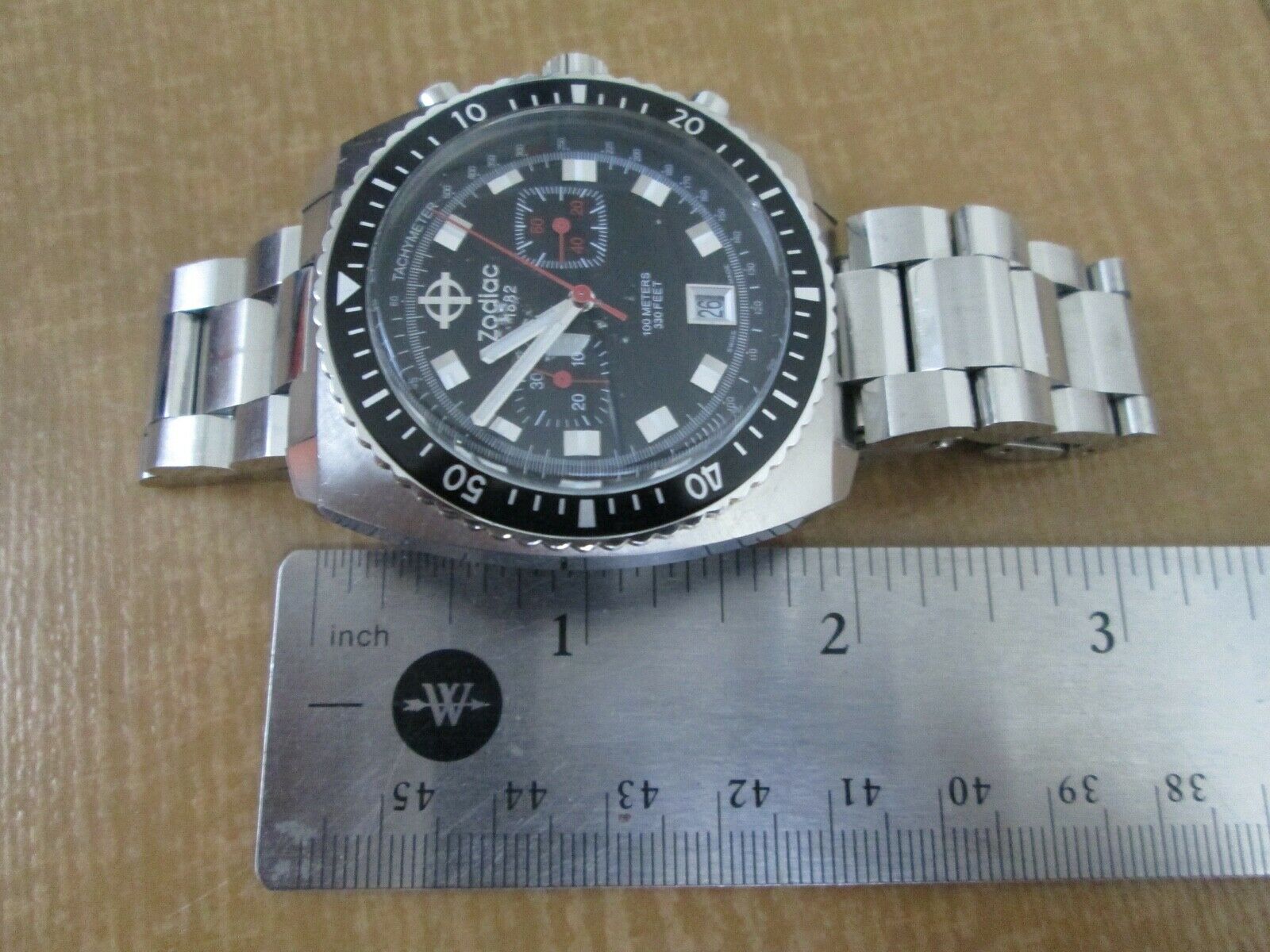 古銅半鐘 [B25187] 中古】CARTIER TANK A VIS LARGE MODEL DUAL TIME ZORN CPCP