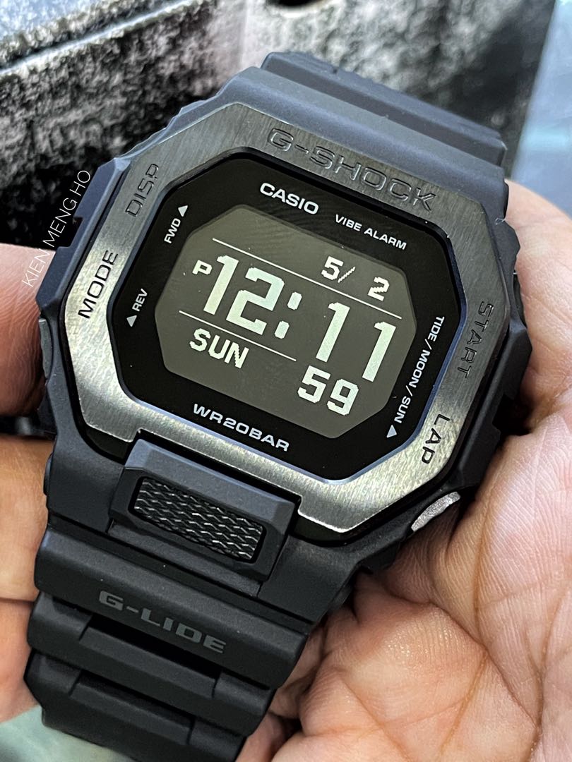 CASIO G-SHOCK GLIDE NIGHT SURF EDITION GBX-100NS-1DR , GBX