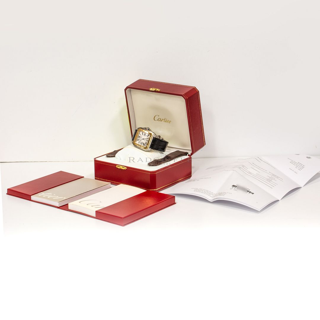 Cartier watch box online and papers