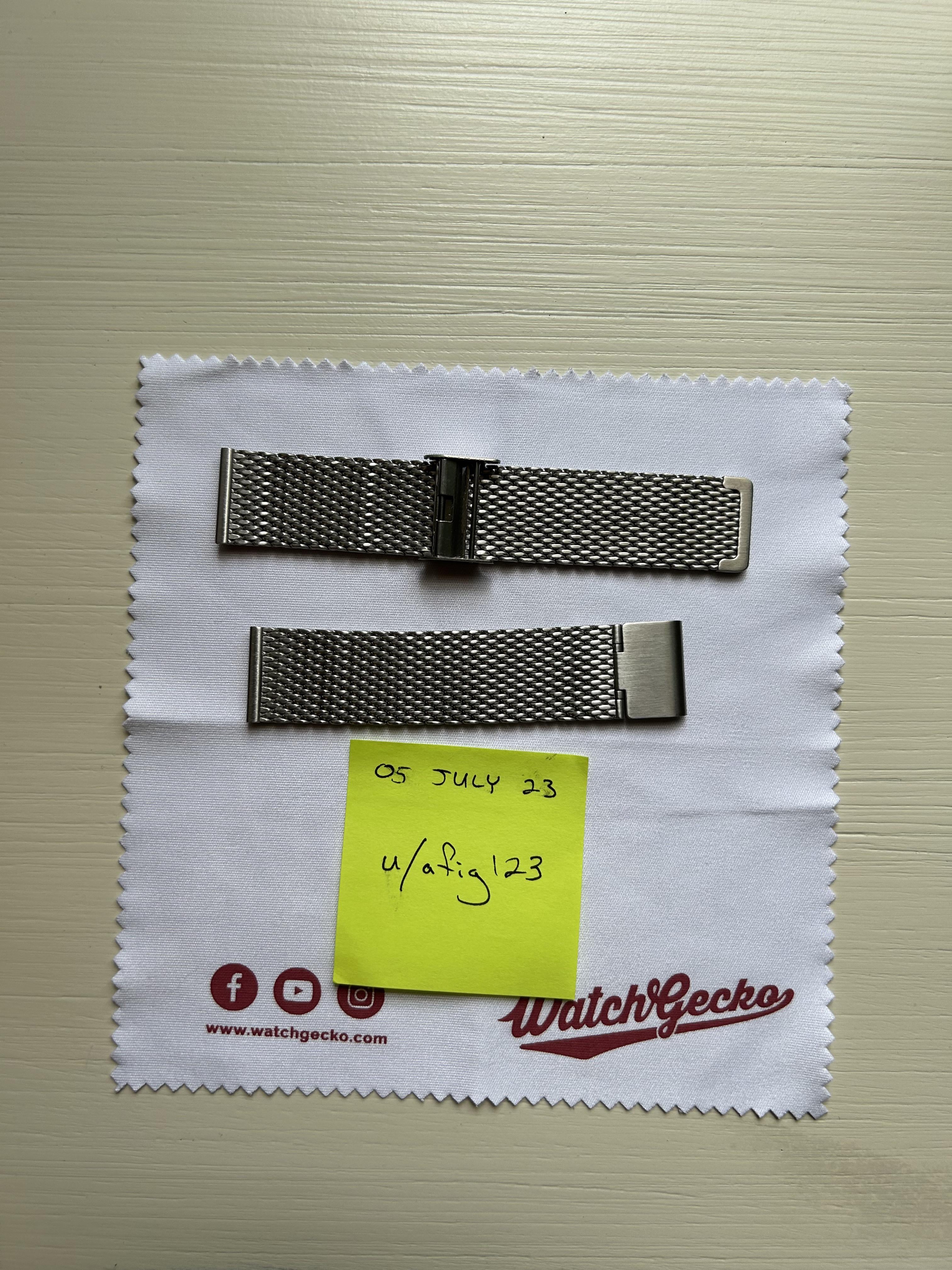 Watchgecko sales mesh bracelet