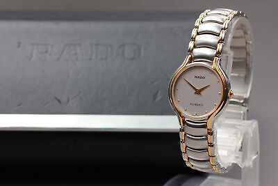 N MINT w/Case] RADO Florence 322.3747.4 silver Dial Qz