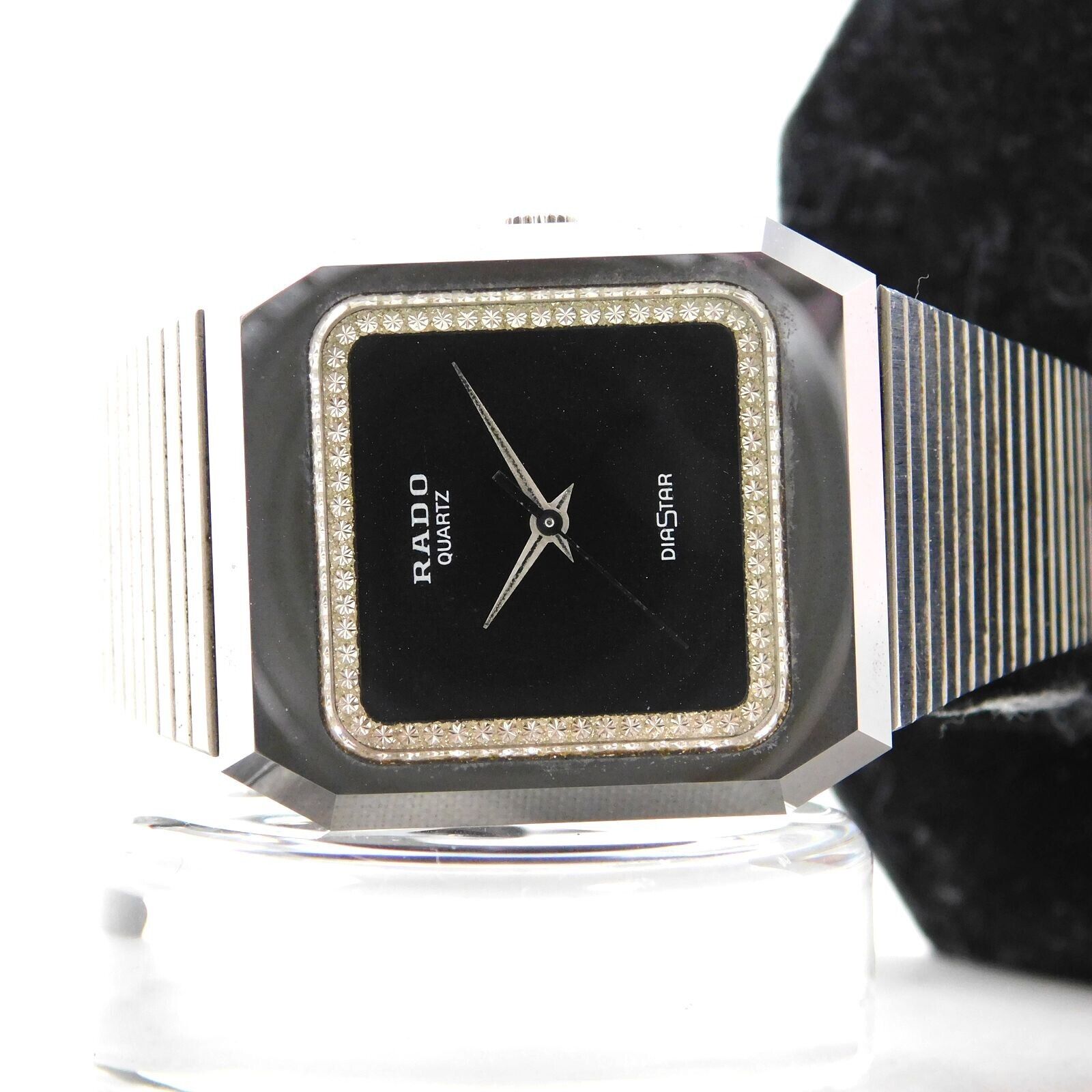 RADO DIASTAR 104.0118.3 MEN'S SILVER VINTAGE WATCH SWISS QUARTZ