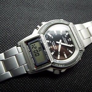 casio カシオ AW-61 動作品 1517 Vintage Casio AW-61 1750 Watch Analog Digital / Japan