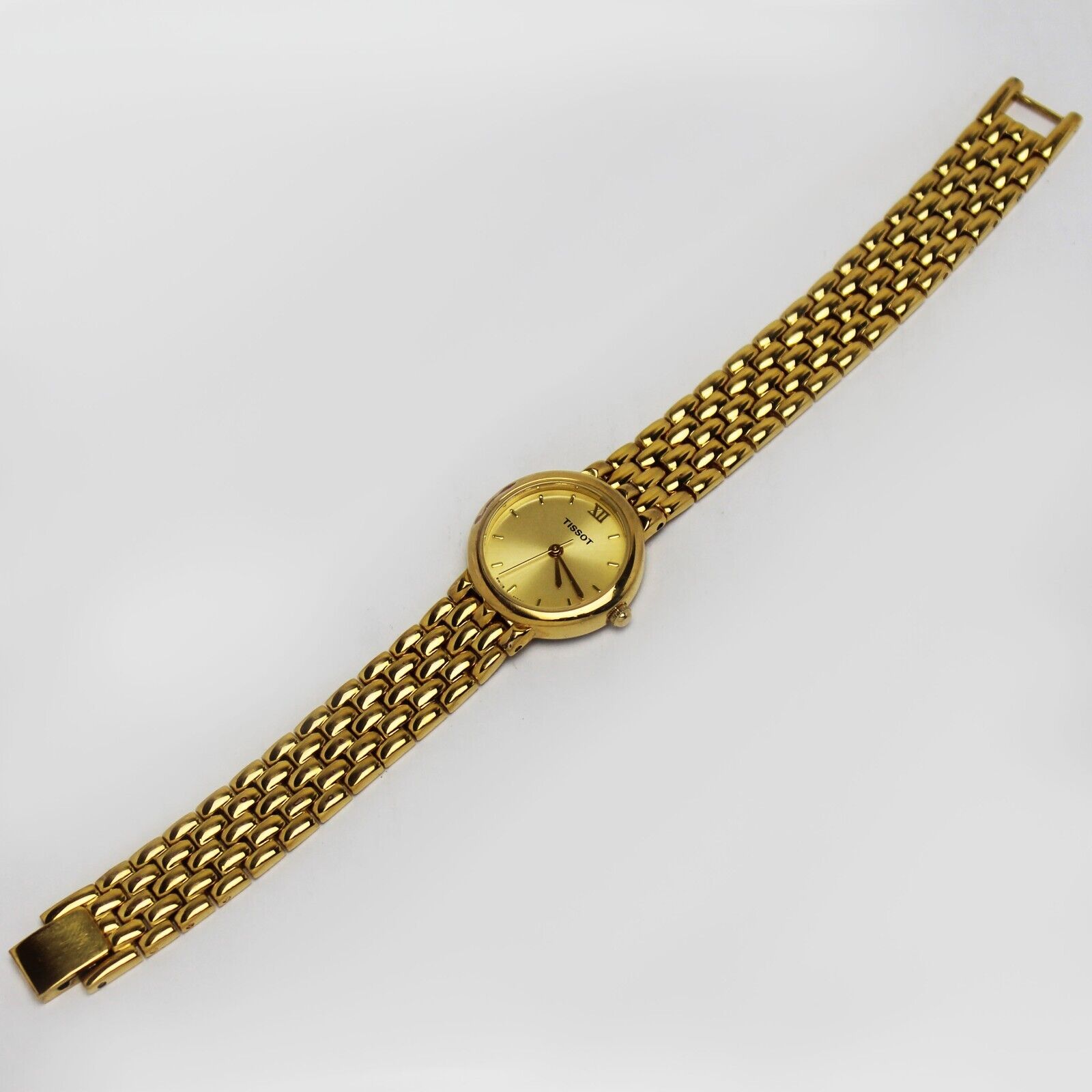 Vintage Tissot Lovely Women's Watch Gold Plated Bracelet 329