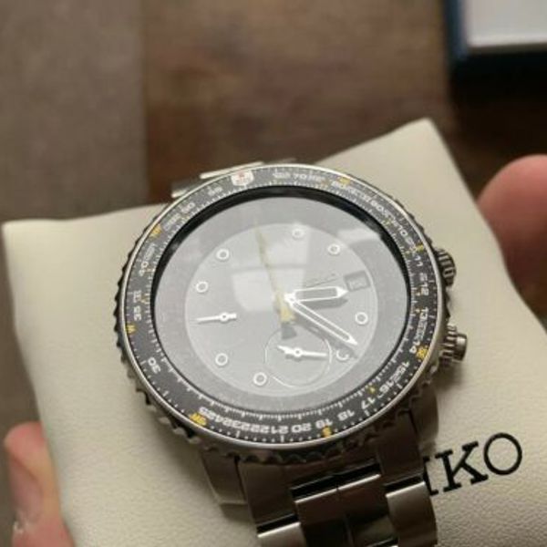 Seiko Flightmaster SNA411 Pilots Quartz Chronograph Watch (Discontinued) |  WatchCharts