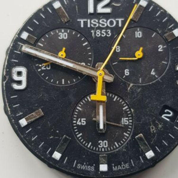 Swiss ETA TISSOT CHRONOGRAPH G10.211 v8 4 jewel MOVEMENT x1 untested 