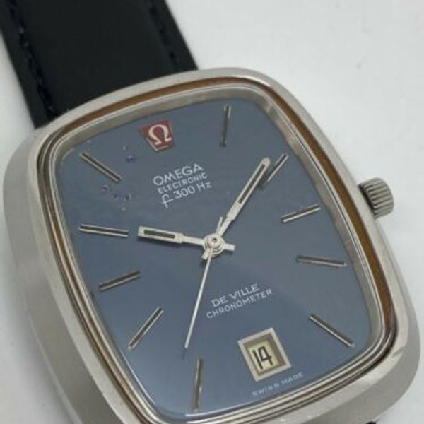 Vintage Omega Electronic F300Hz De Ville Chronometer Quartz 198.0019 WatchCharts Marketplace