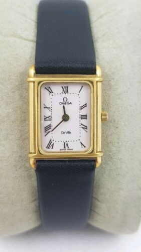 Omega DE Ville Ladies Gold Plated Swiss Watch Quartz Ref MD