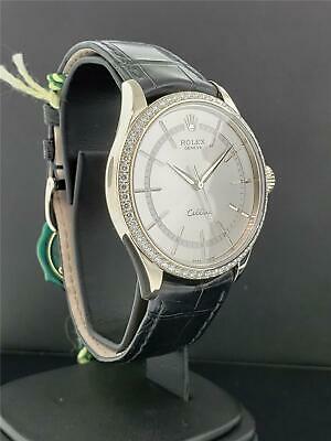 Rolex Cellini Time Ref. 50709 RBR 18k White Gold Factory Diamond