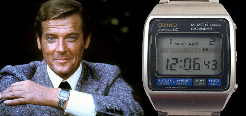 1978 Seiko M354 5010 James Bond Memory Bank Mens Watch