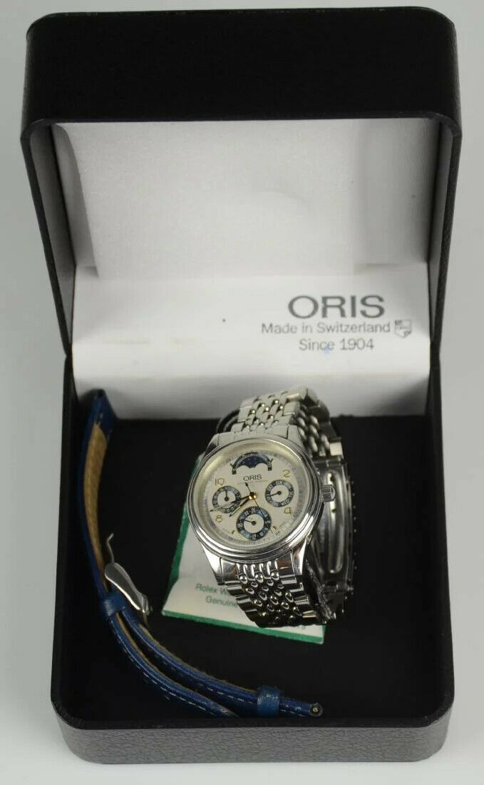 ORIS Watch 7433C Day Date Moon Phase GMT 24HR Automatic WatchCharts