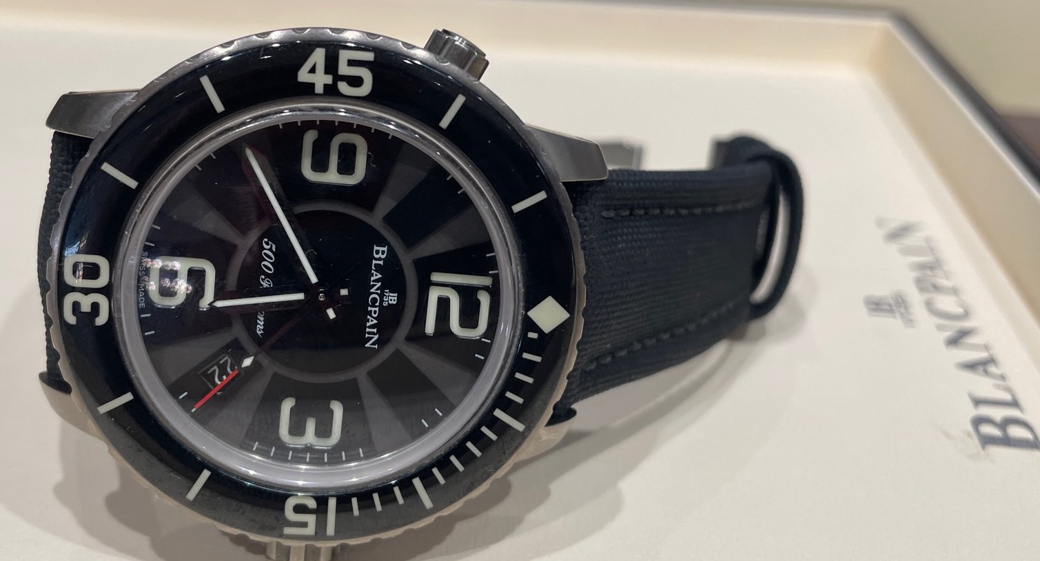 10 900 USD Blancpain 500 Fathoms Titanium Limited Edition