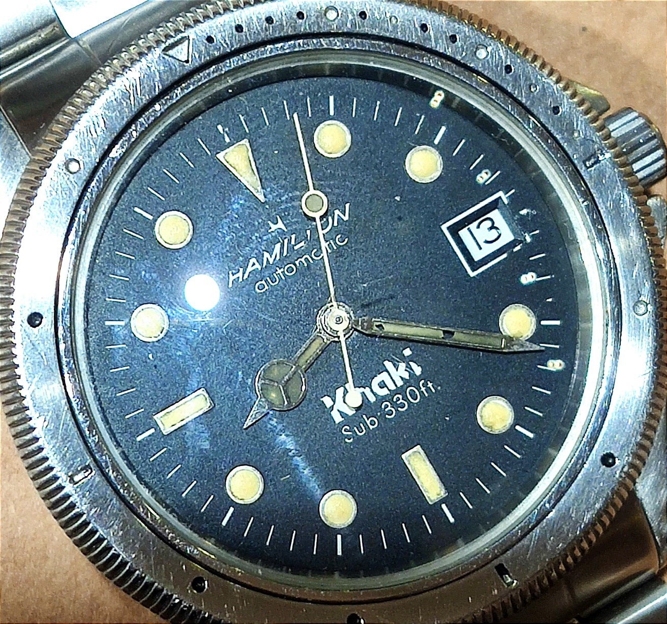 Hamilton Khaki Lancaster Automatic Sub 330ft ref. 9443 anni 80