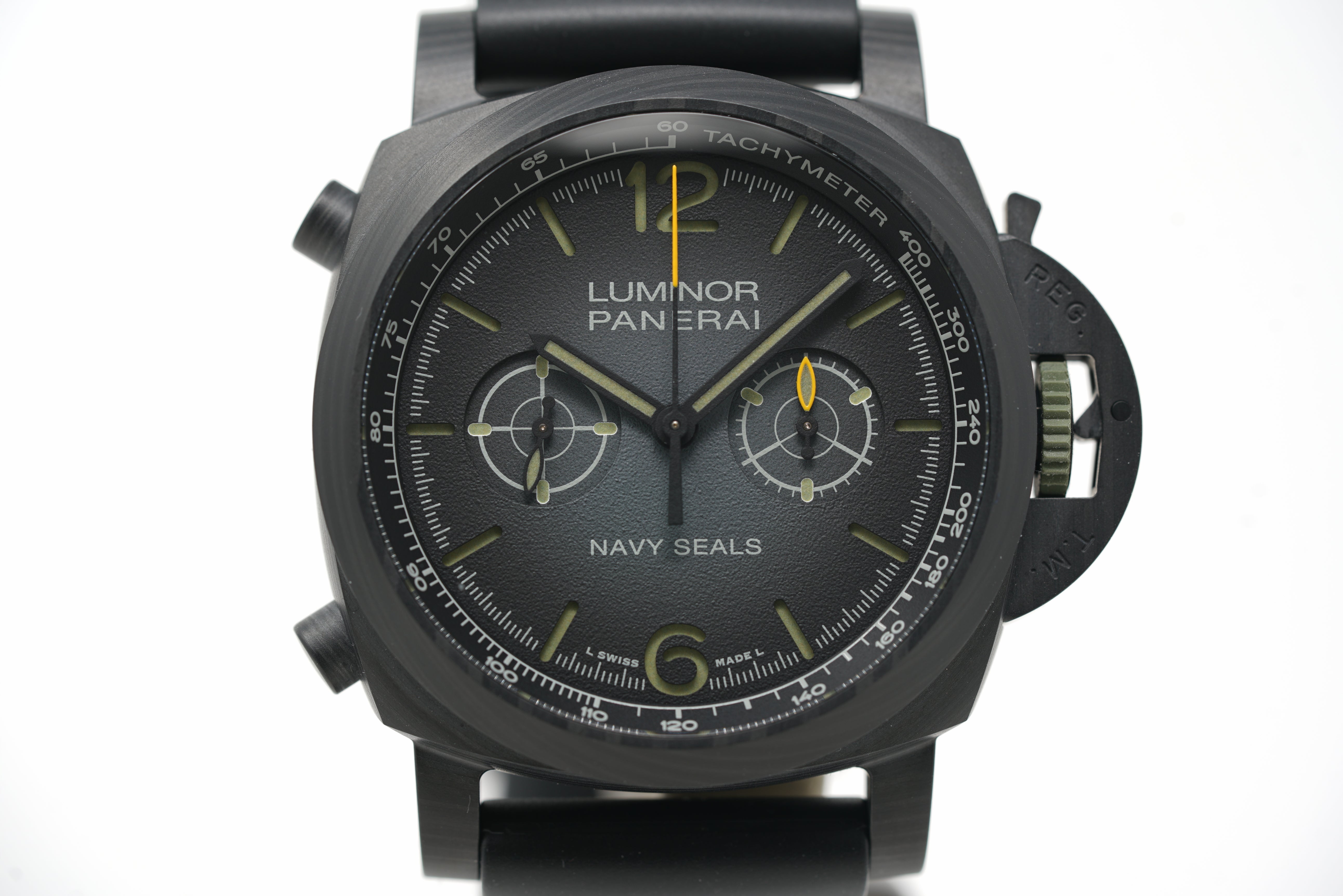 FS Pre Owned Panerai Luminor Chrono Carbotech Navy SEALs