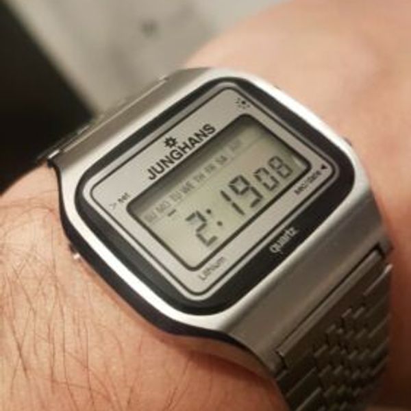 RARE JUNGHANS LCD DIGITAL WATCH.VINTAGE DIGITAL WATCH.RETRO 80S DIGITAL WATCH WatchCharts Marketplace